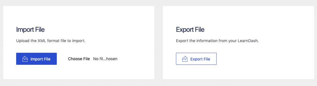 tutor lms migration tool learndash migration export import