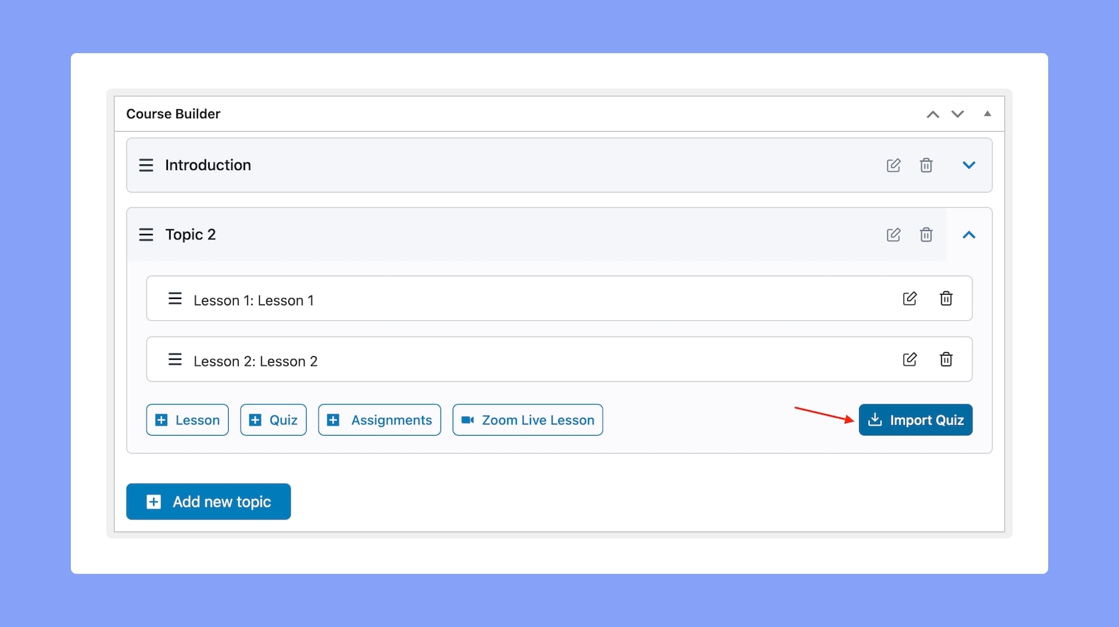 Import Quizzes from Tutor LMS