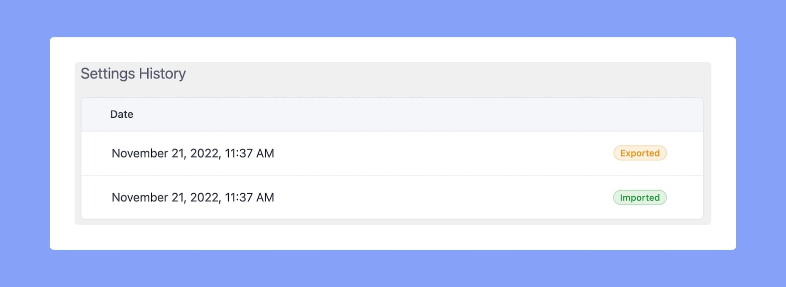 Tutor LMS LearnDash Migration - Settings History