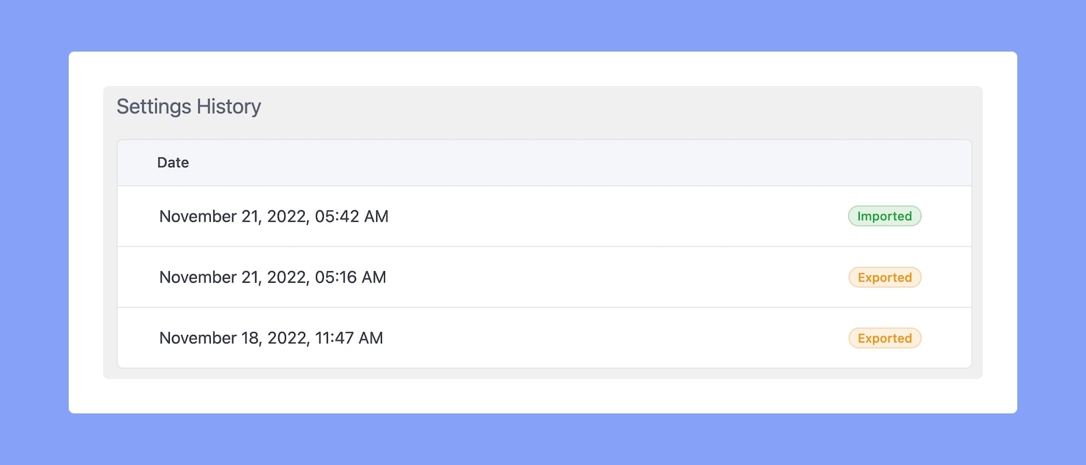 Tutor LMS LearnPress Migration - Settings History