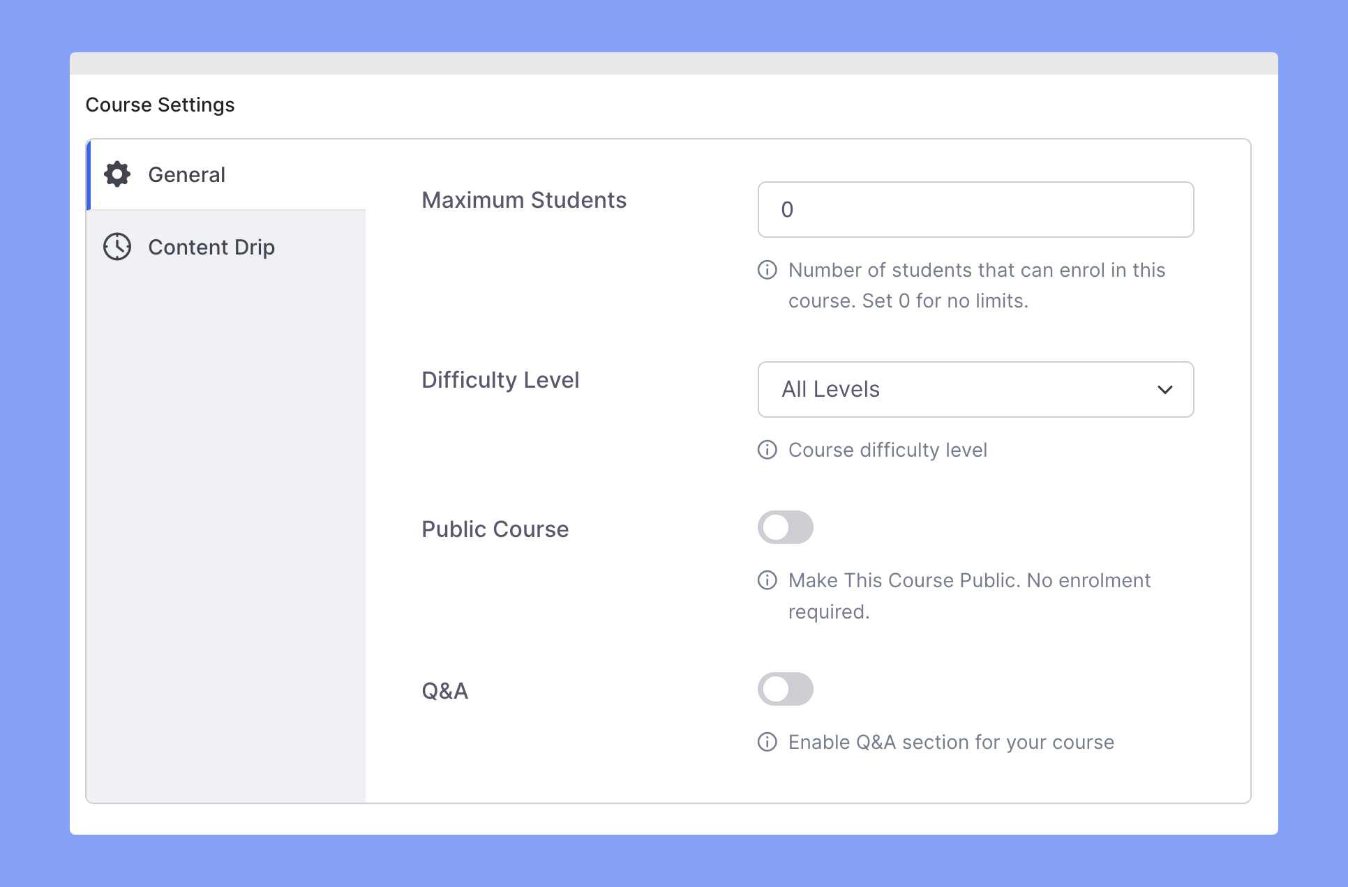 Tutor LMS Frontend Course Creation Course Settings