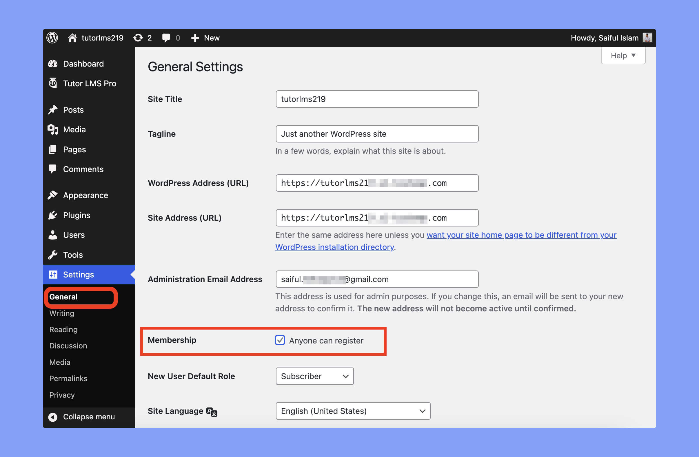 Enable the anyone can register option from the WP dashboard general settings