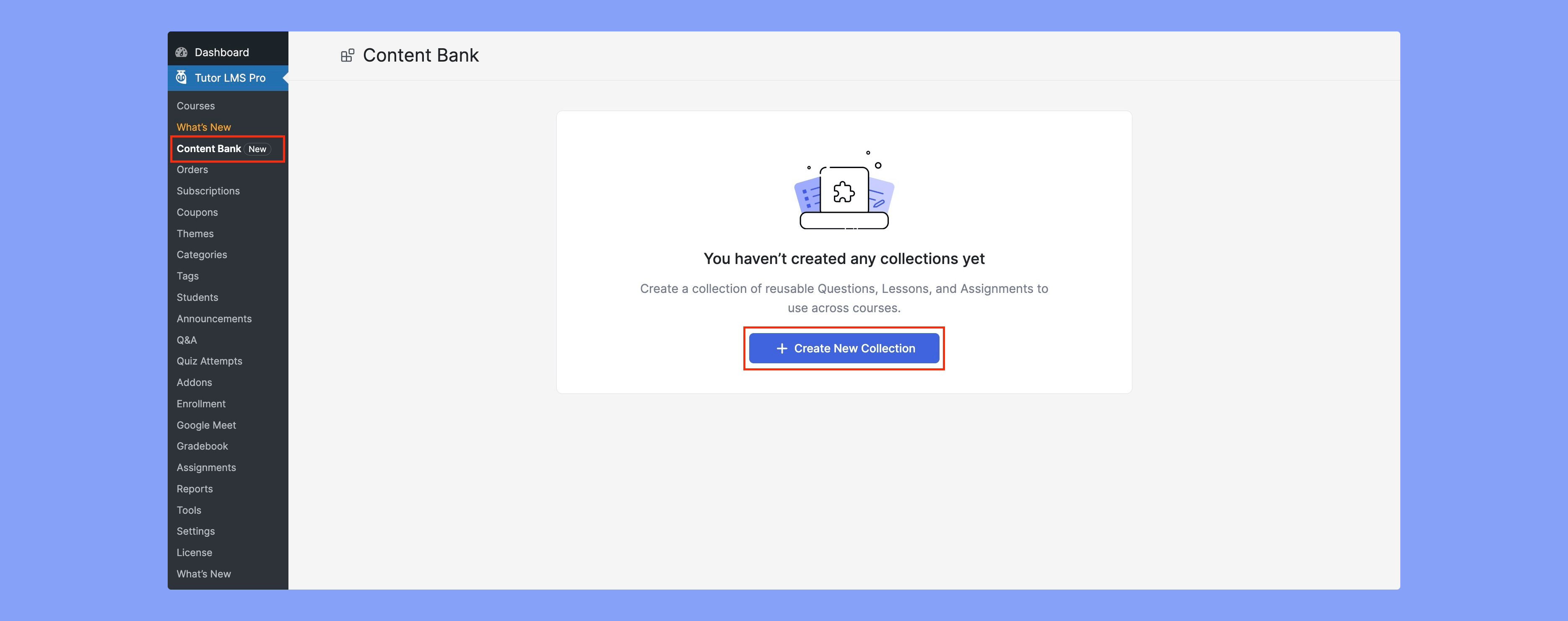 Creating Collection in Content Bank